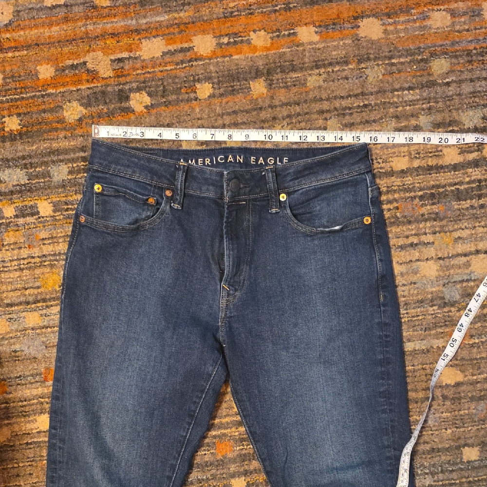American Eagle Athletic Skinny Dark Jeans